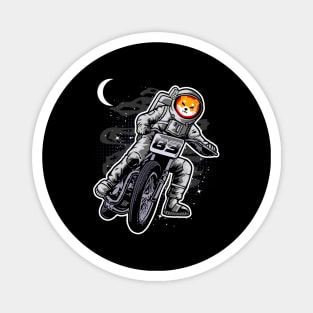 Astronaut Motorbike Shiba Inu Coin To The Moon Crypto Token Shib Army Cryptocurrency Wallet HODL Birthday Gift For Men Women Magnet
